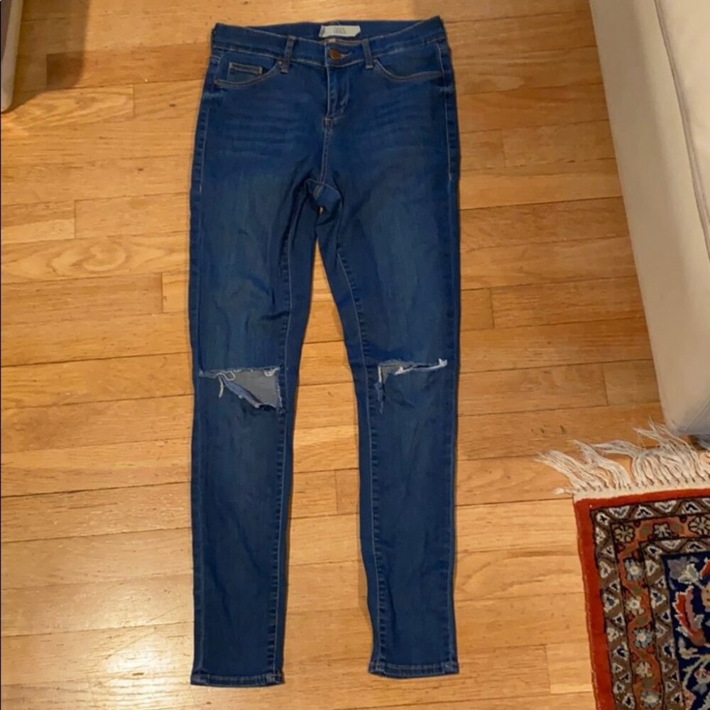 Topshop Leigh Moto jeans